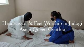 Headscissor & Feet Worship in Judogi