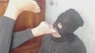 HALF SOLE'S FOOT IN THROAT - REVERSE FOOT GAGGING SIZE 40