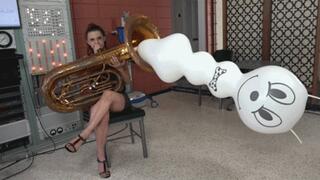 Maria Blows a Giant Bee Balloon Out of Her Tuba (MP4 720p)