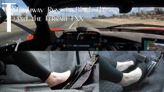 Highway Runs in Black Flats and the Ferrari FXX (mp4 720p)