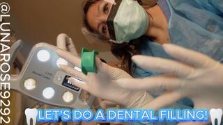 LET’S DO A DENTAL FILLING! Watch me in a professional manner give you a dental filling, you come in with discomfort and I discover you have a chipped front tooth and its needs repairing, watch me give you a dental filling with my real dental unit!