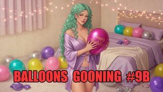 Balloons Gooning #9B: Mistress Balloon Overload (Animated)
