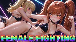 Iron Grip: Unstoppable Superheroine Dominates - Bearhug, Chicken Wing & Relentless Pinning Slaps