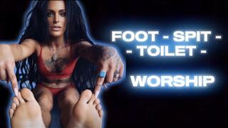 FOOT-SPIT-TOILET WORSHIP
