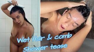 Wet Hair Shower tease