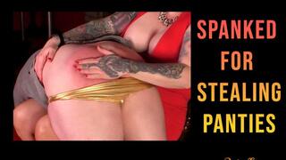 Spanked for Stealing Panties OTK 1280x720