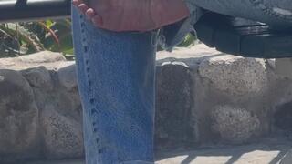 25-Min Candid Beach Dangle & Wrinkled Soles