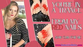 Mesmerizing Trance from my Long Red Nails - Jerk Off and Cum For Me - Jerk Off Encouragement - Nail Fetish - Nail Polish - Spell - Spellbound - Mesmerized