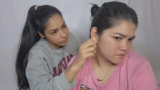 Ear stretching and play (Custom video)