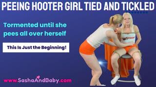 Hooters Pee Desperation - Ticket Torment Rope Bondage - Mean Girls - Bully Loser Dweeb - Piss - Pee on Floor - Toilet Fetish - Crying Whining Begging to Stop