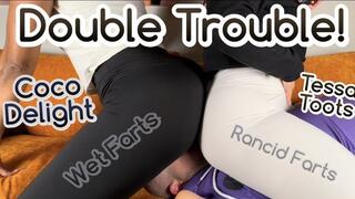 Trapped Beneath Two Gassy Goddesses - Coco Delight & Tessa Toots