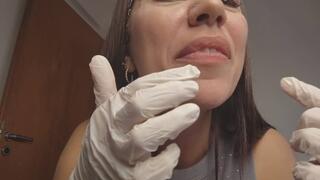 Dental Exam ASMR with Latex Gloves