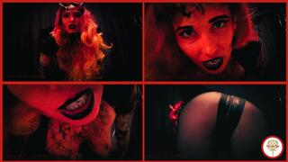 I Want To Do Bad Things to You (Shot in 4K) - Miss Ruby Marks - religious - taboo - demon - devil - cosplay - cock worship - make up - latex - JOI - confessional - femdom POV - ass worship copy