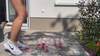 Sneaker-Girl Amanda - Some Bottles Crushing
