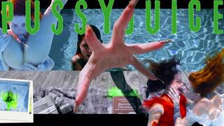 Pussyjuice - Ghostly Girl Girl Underwater Pleasure & Peril - Indica & Jasper