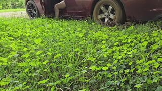 I get my car stuck in the mud, and I need you to help me push my car to help me get it unstuck!!! But I end up getting completely stuck in place!!!