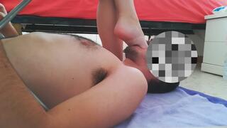 YOUNG FEET WITH POINTED TOES ARE SUCKED DEEPER