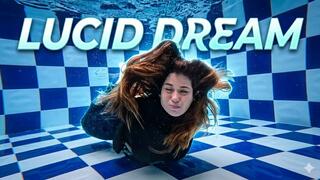 VIOLETA'S LUCID DREAM - UNDERWATER HOGTIED FOOTJOB