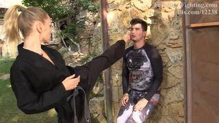 Karate Black Belt Bitch: Lethal Blonde in Kickass Vengance - Entering the Hide-Out