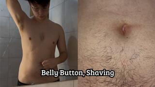 Close-Up: Belly Button Shaving