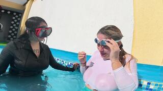 Sex and underwater breathing exercises with my stepdaughter