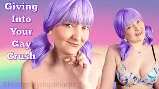 Giving Into Your Gay Crush - Finally hooking up with THAT friend! - with Mistress Mystique Hoops - WMV