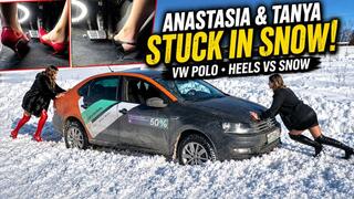Hard Stuck in Winter Snow with Tanya Anastasia 39 Min