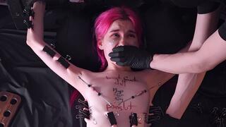 Teen Orgasm Overload – Wand Lesson in Wooden Stocks | part 2 | 4k