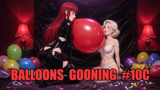Balloons Gooning #10C: Mistress Balloon Trance (Animated, Music)