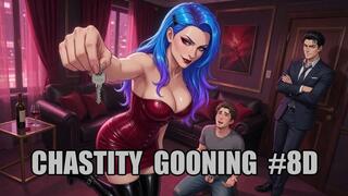 Chastity Gooning #8D: Keyholder's Eternal Grip (Animated, Music, Text)