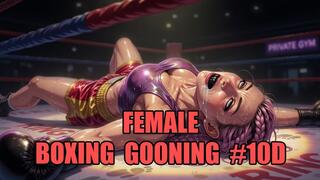 Female Boxing Gooning #10D: Knockout Queen's Mesmeric Boxing Trance (Animated, Music, Text)