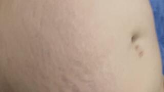 Pregnancy huge tit and belly play