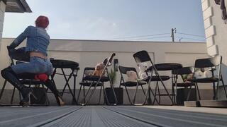 Teddy Bears Team Building Disaster- Chair Facesitting & Farting Surprise in Tight Jeans