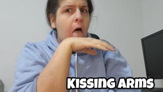 Kissing & Licking My Own Hand - Sensual Mouth Worship Close Up