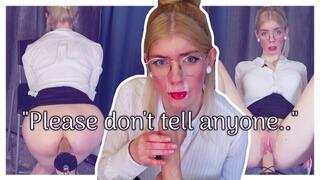 Office Bully to Fuck Toy - Humiliation, Anal, POV Blowjob, Fuck Machine, Pussy Spread, Facial, Creampie