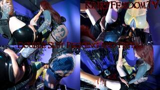 Double Slut Pegging and Fisting 4K ft Mistress Lunatika Slave Maz Morbid @mazmorbidfetish #femdom #latex #fisting