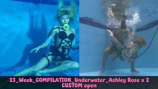 23 WEEK COMPILATION Ashlee Rose underwater temptation cumshot darkness scuba 70056
