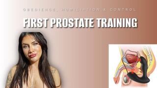First Prostate Training: Obedience, Humiliation & Control