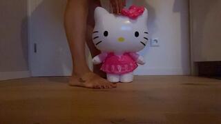 Grinding on Hello Kitty till she popped!