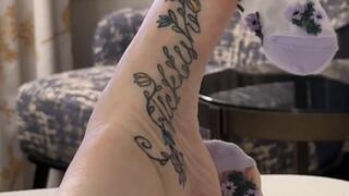 A Little Footsie Foreplay with My Sheer Socks