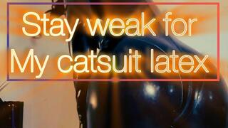 German preach for my catsuit worship (English undertitleld)