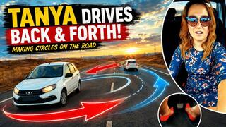 Tanya Driving Practice Forward Reverse Braking and Turning Around 26 min