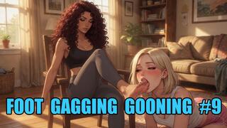 Foot Gagging Gooning #9: Surrender to Deep Foot Gagging