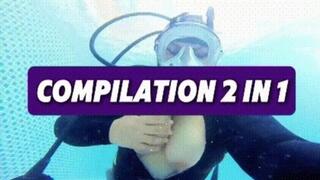 Underwater Fetish Girl: Scuba Gear & Gas Mask Pool Ecstasy (18 Min MOV HD)