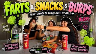 Farts, Snacks & Burps: A Silly Girls’ Afternoon Gone Gassy!