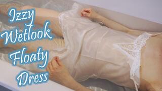 Izzy Wet Look Floaty Dress