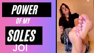 Power of Stroking to my Soles JOI
