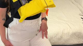 Gas Mask, Wellington Boots & Lifejacket Try-on Tease