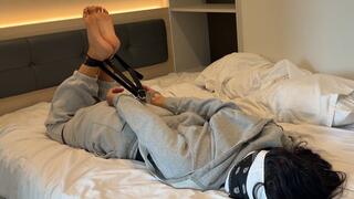 MarleneBound Gets Ready to Nap in Permanent Bondage