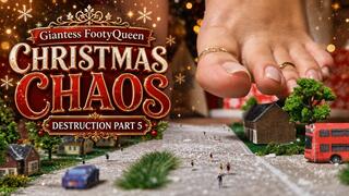 Giantess FootyQueen - Christmas Destruction [Part 5]